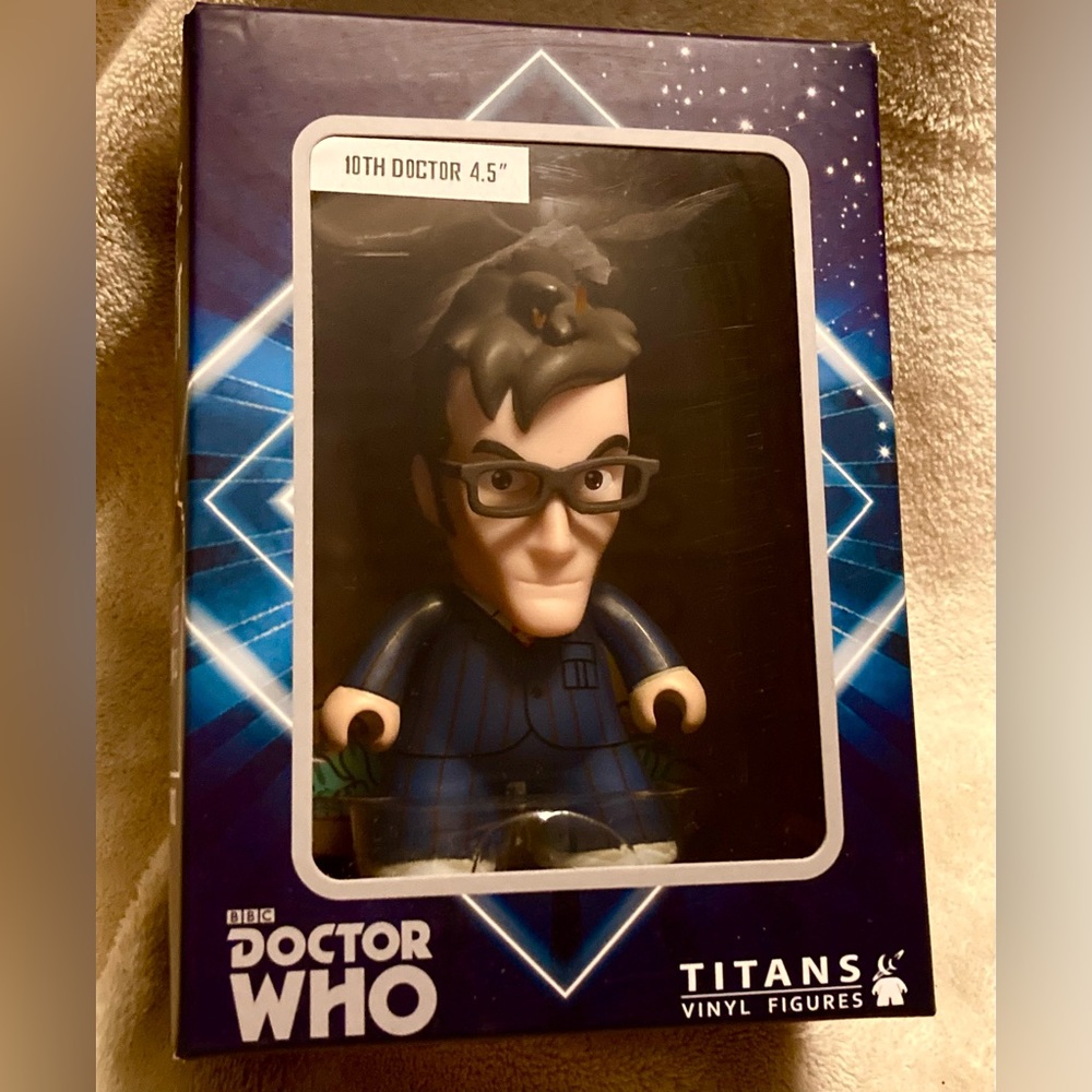 Titans Vinyl Figure Dr. Who 10th Doctor - Nerd Block Exclusive BBC